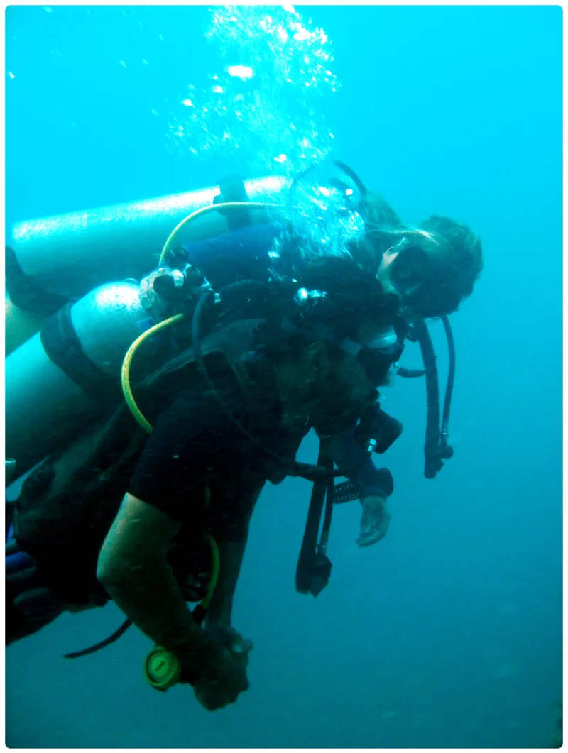 Scuba diving photograph from Bhunesh Sharma’s original gallery